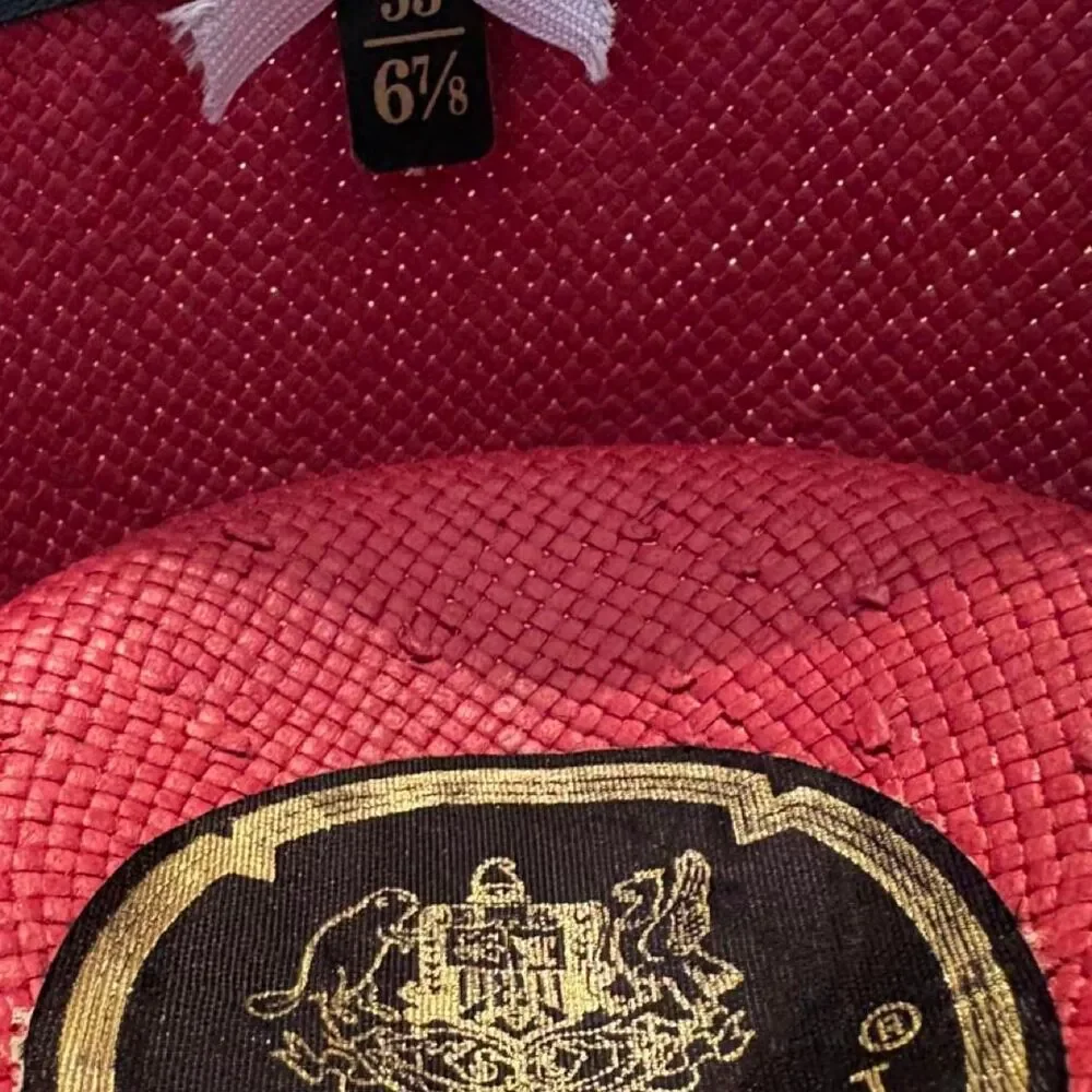Vintage Stetson Women's Red and Burgundy Hat